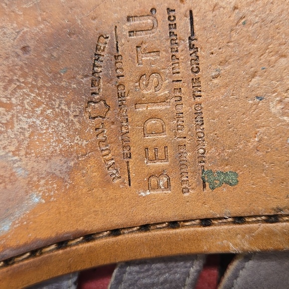 Bed Stu Yoli Leather Sandals Slide Flip Flop Thong Aztec Design Womens Sizs 8 - Picture 6 of 7